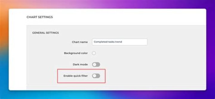 accessing the filter setting for the camera