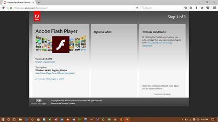 adobe flash player windows 8.1