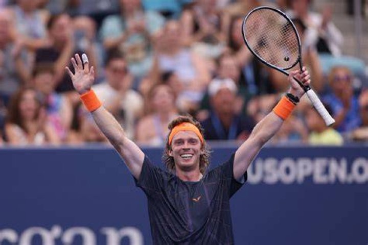 Andrey Rublev at the US Open