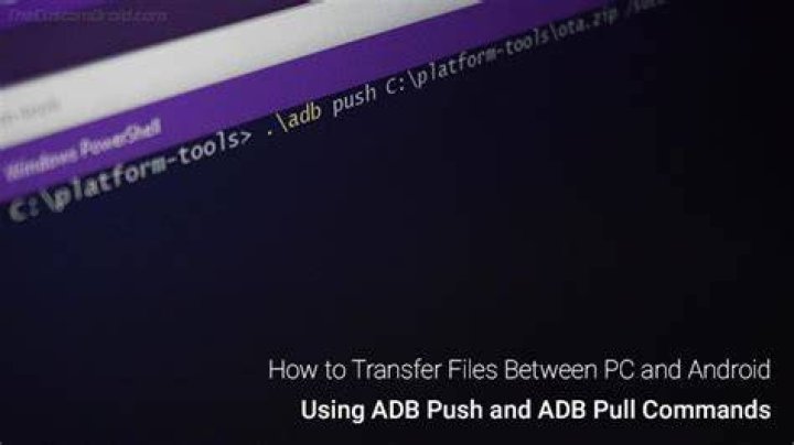 Android customization - how to transfer files using ADB push and pull commands