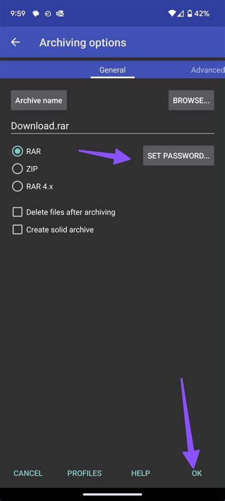 android folder zip setup android folder zip setup