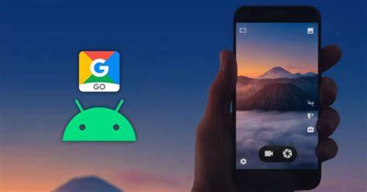 Android Go based on Android 10 collage of smartphones running the operating system Android Go based on Android 10 collage of smartphones running the operating system