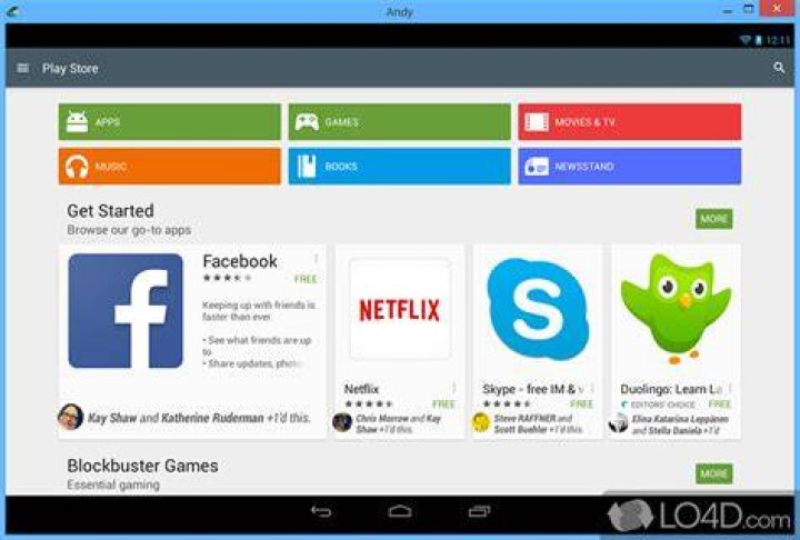 Andy 4 Andy 4 Android emulator