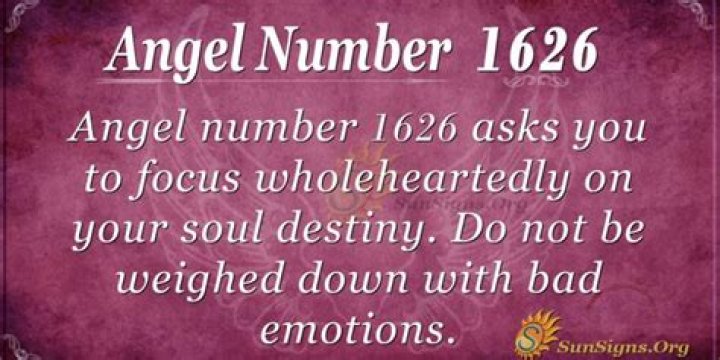 Angel Number 1626