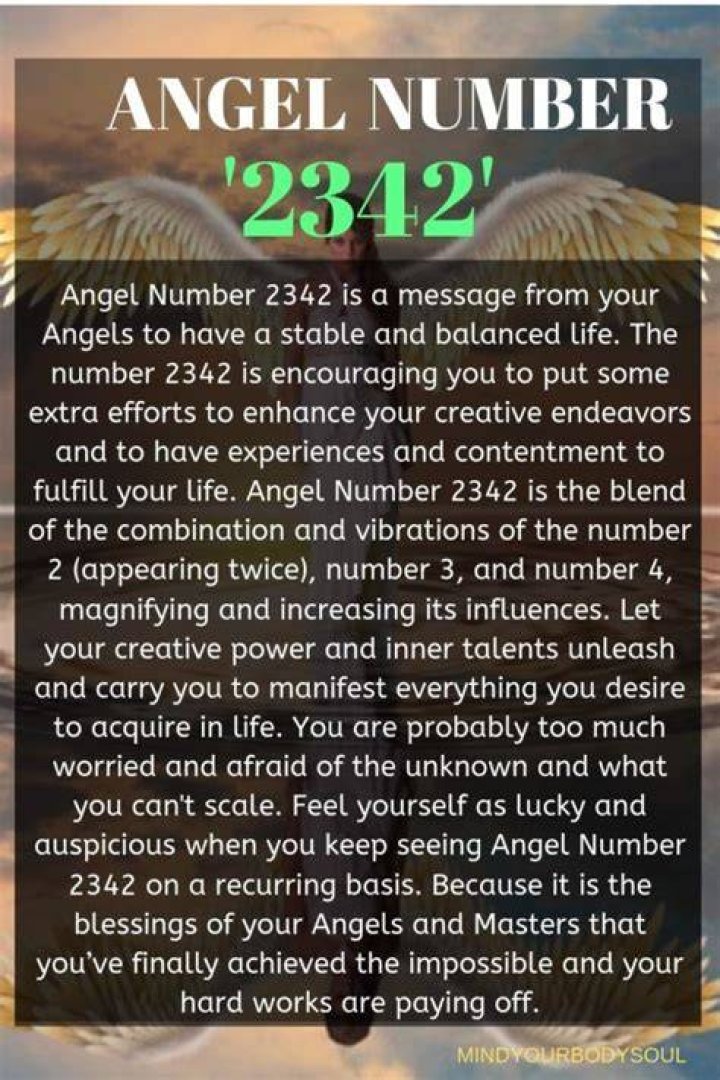 Angel Number 2342