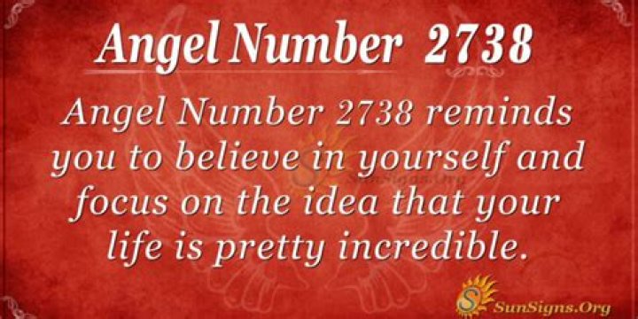Angel Number 2738