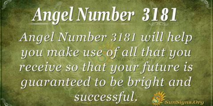 Angel Number 3181