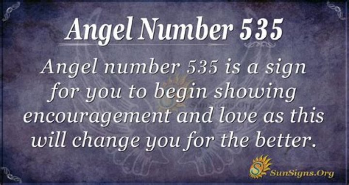 Angel Number 535