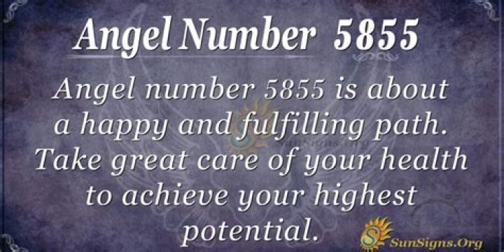 Angel Number 5855