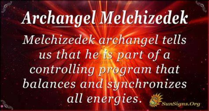 archangel melchizedek
