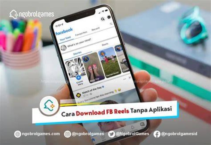 Cara download video Facebook tanpa aplikasi tambahan.