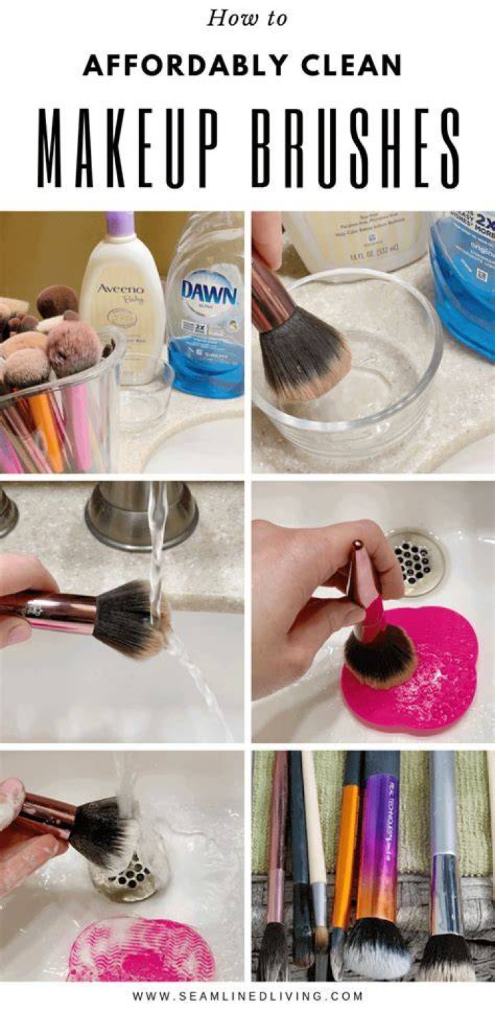 Clean Makeup Brushes