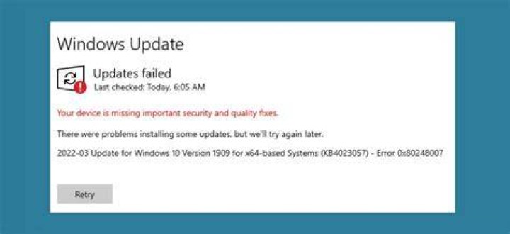 Common Windows Update issues