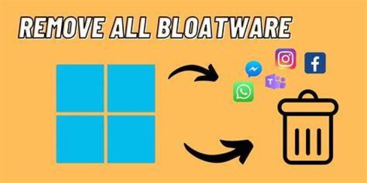 Eliminate bloatware