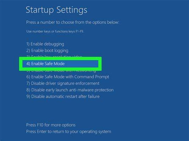 enable safe mode PC