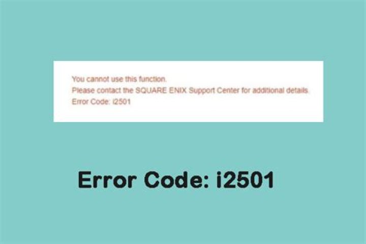 error i2501