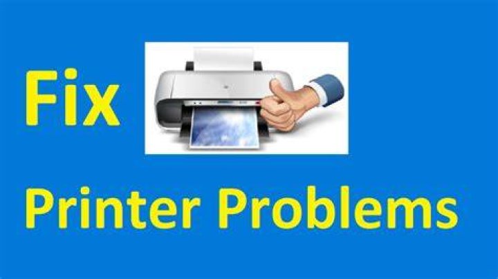 Fix common printer problems and errors
