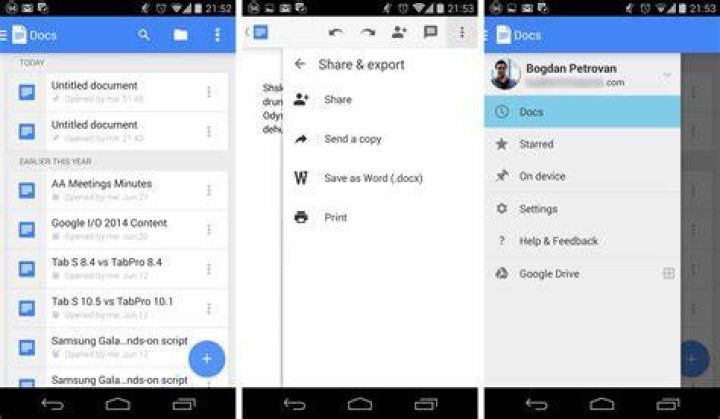 Google Docs update Google Docs update