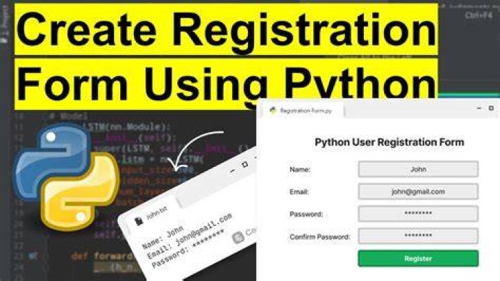 How To Create A Registration Form Using Python Flask