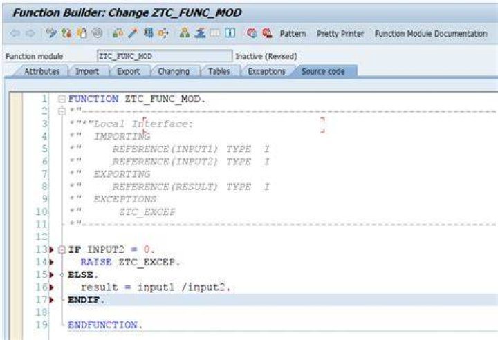 How To Create Function Module In Sap Bi