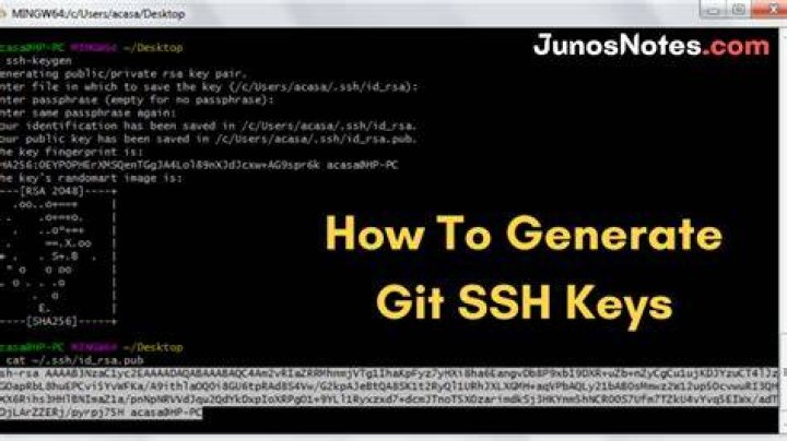 How To Create Ssh Key Git Bash