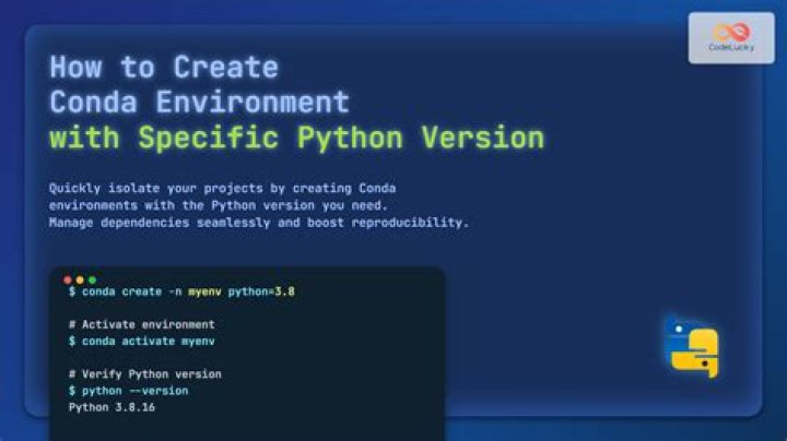 How To Create Virtual Environment In Python Conda