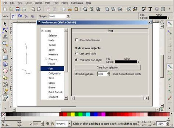Inkscape Preferences