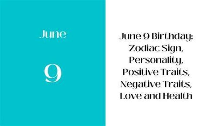 june 9 birthday
