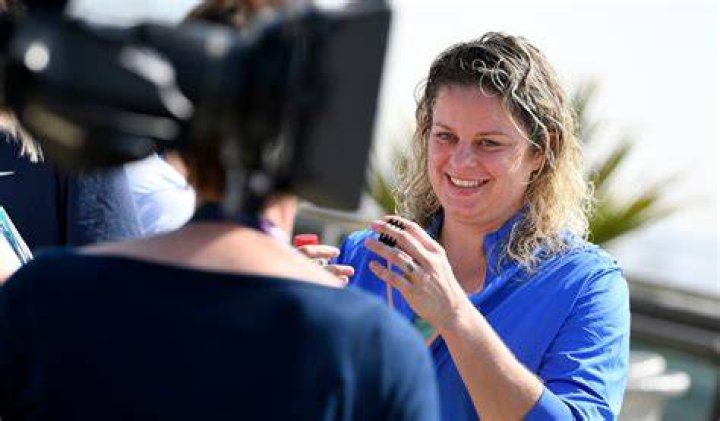 Kim Clijsters media interview