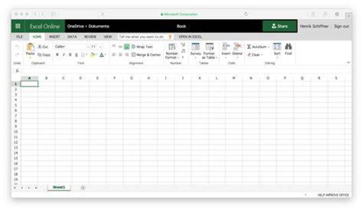 Microsoft Excel screenshot Microsoft Excel screenshot