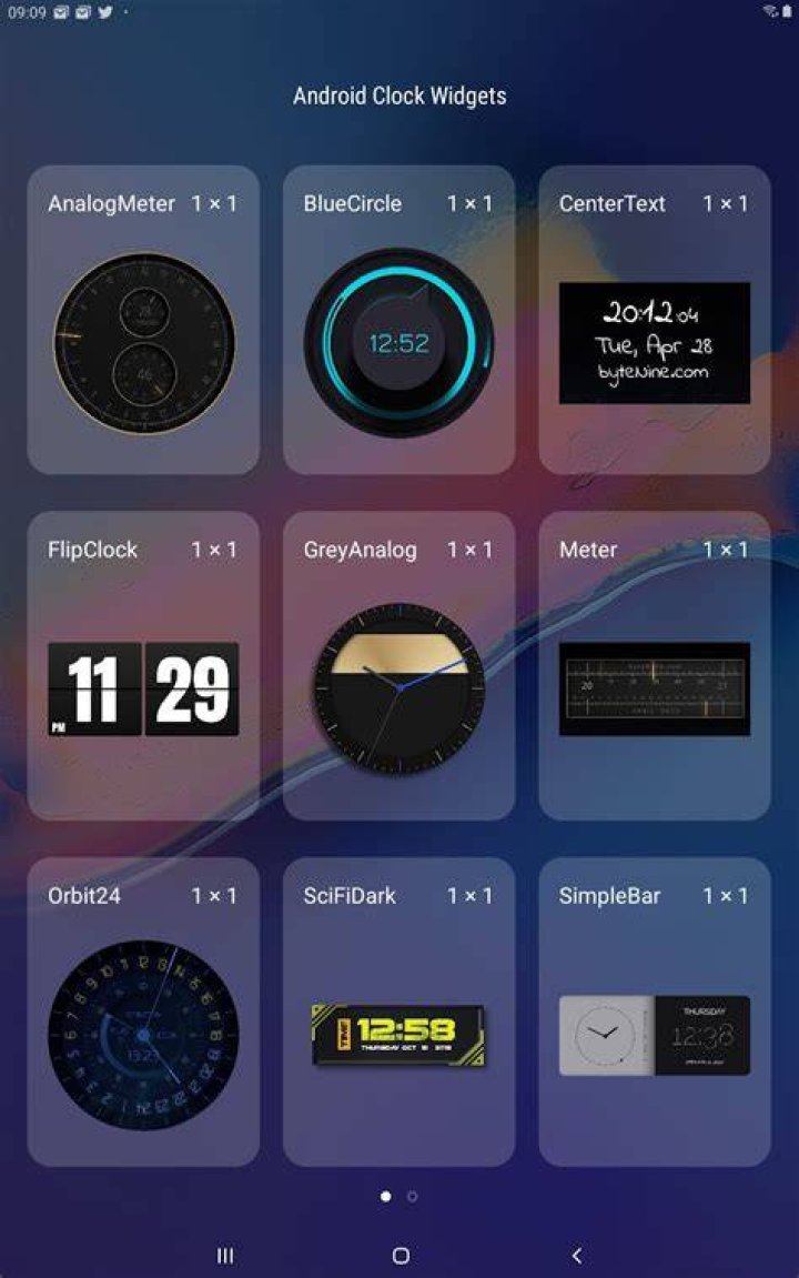 New clock widgets in Android 12 Beta 5