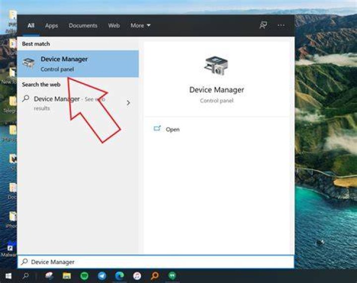 open device manager