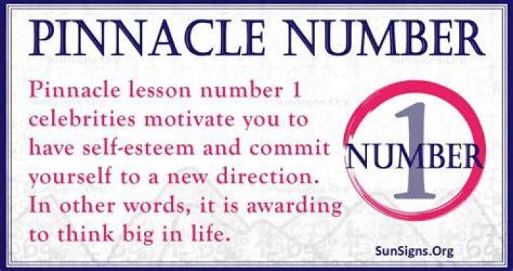 pinnacle number 1