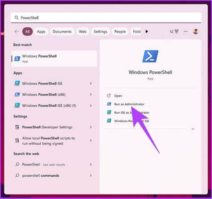 powershell admin twinui not working