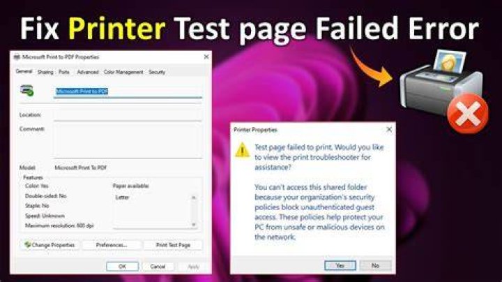 printer close-up - Your printer failed to join the wireless network