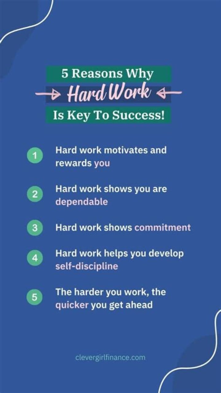 reasons to work hard reasons to work hard