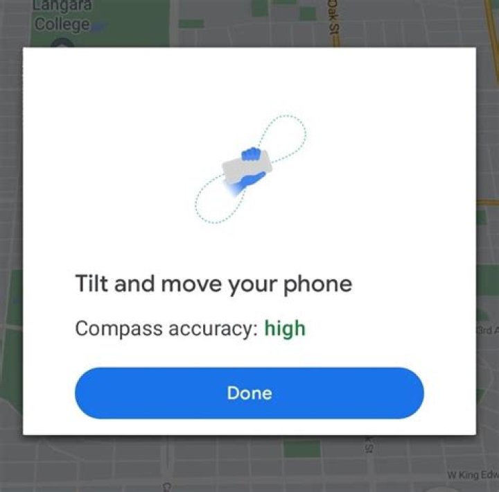 recalibrate google maps compass step 1 recalibrate google maps compass step 1
