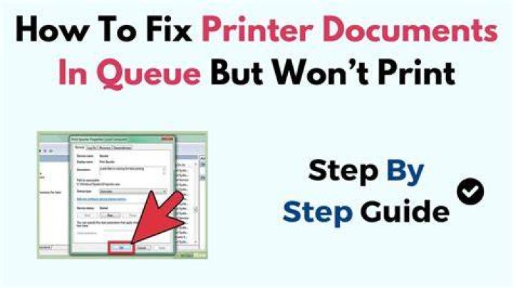 save as print queue won't clear