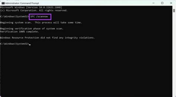 sfc scan command prompt Active directory domain services are unavailable 