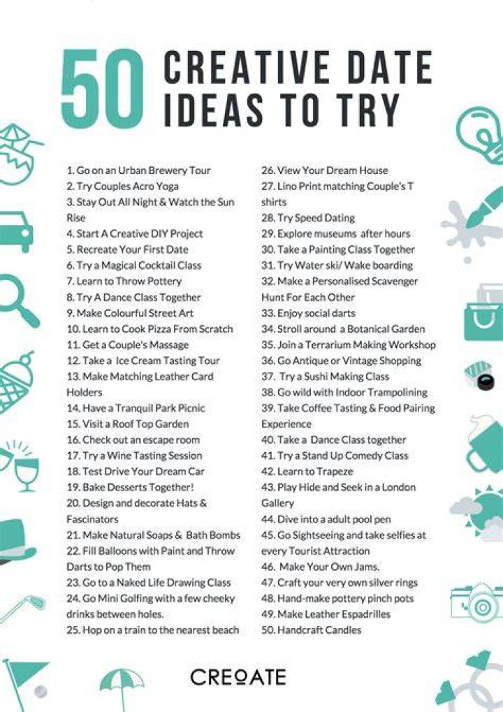STYLECASTER | creative date ideas