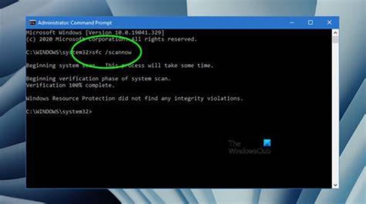 The System File Checker command System File Checker command NET HELPMSG 2182