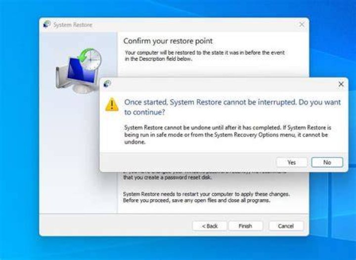 select a system restore point system restore mshtml.dll not found