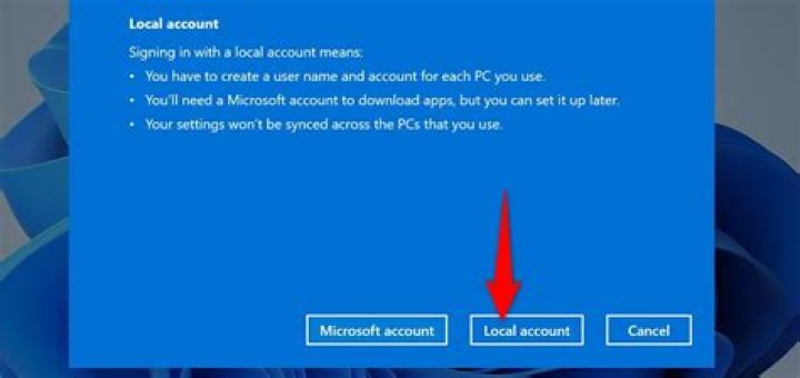 Windows key disabled create local account
