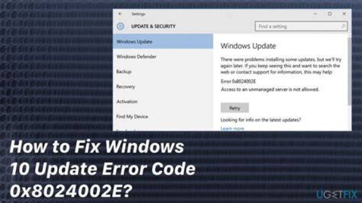 Windows Update 0x8024002E Error [Quick Fix]