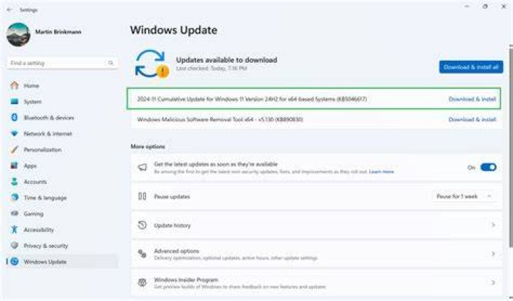 windows update & security