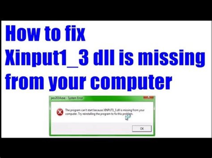 Xinput1_3.dll errors