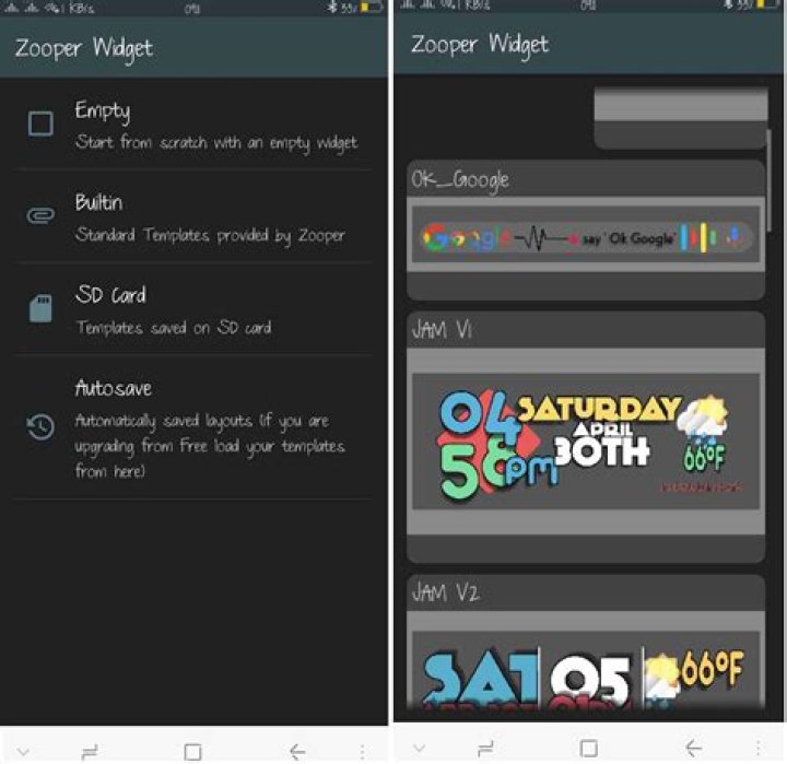 Zooper Widget Add a Widget Zooper Widget Add a Widget